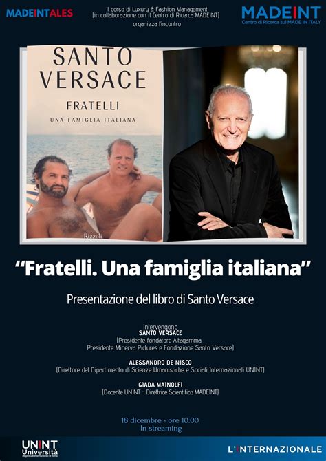 libro di santo versace|Fratelli: Una famiglia italiana eBook : Versace, Santo: Amazon.it .